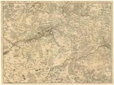 Carte particuliere des environs de Mons d'Ath, de Charleroy, de Maubeuge, du Quesnoy, de Conde, et Autres