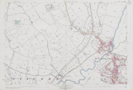 Wiltshire XXXIII.5 (includes: Broughton Gifford; Melksham Within; Melksham Without) - 25 Inch Map