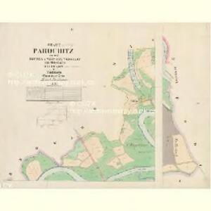 Pardubitz - c5633-1-001 - Kaiserpflichtexemplar der Landkarten des stabilen Katasters