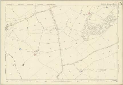 Huntingdonshire IX.5 (includes: Denton and Caldecote; Folksworth and Washingley; Glatton; Lutton) - 25 Inch Map