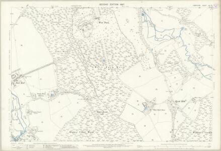 Hampshire and Isle of Wight LIV.14 (includes: Damerham; Rockbourne) - 25 Inch Map