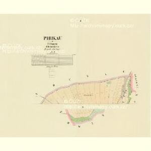 Pirkau - c0569-1-001 - Kaiserpflichtexemplar der Landkarten des stabilen Katasters