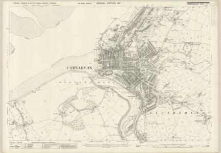 Caernarvonshire XV.4 (includes: Llanbeblig; Llanfaglan) - 25 Inch Map