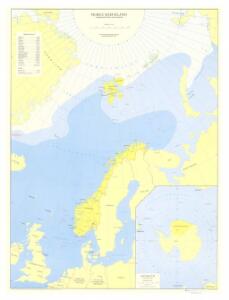 Spesielle kart 152: Norge med biland og tilgrensende land- og havmomrÃ¥der