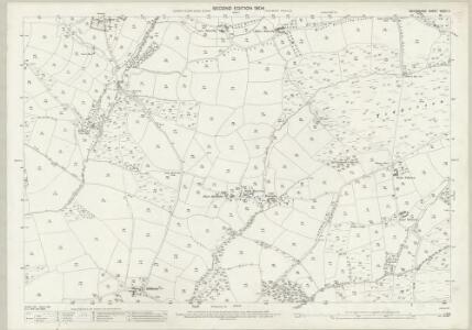 Devon XXXIII.11 (includes: Rackenford; Witheridge) - 25 Inch Map