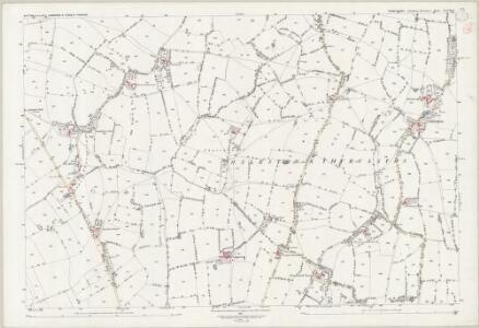 Derbyshire XLVIII.12 (includes: Longford; Osleton and Thurvaston; Trusley) - 25 Inch Map