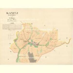 Kanitz (Kanice) - m1146-1-001 - Kaiserpflichtexemplar der Landkarten des stabilen Katasters