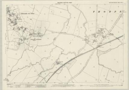 Northamptonshire XXVI.8 (includes: Aldwincle; Thorpe Achurch; Titchmarsh) - 25 Inch Map