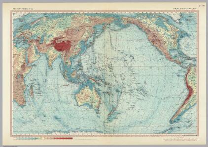 Pacific and Indian Ocean.  Pergamon World Atlas.