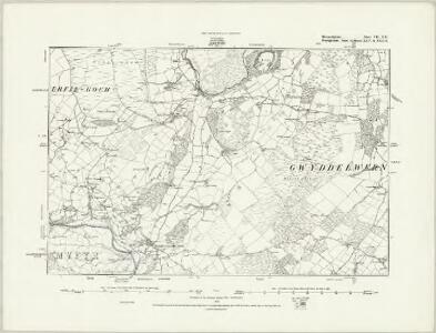 Merionethshire VII.NW - OS Six-Inch Map