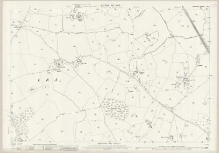 Cheshire LXII.8 (includes: Blakenhall; Chorlton; Doddington; Hough; Lea) - 25 Inch Map