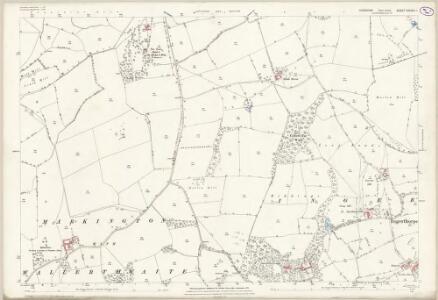 Yorkshire CXXXVII.1 (includes: Markingfield Hall; Markington With Wallerthwaite) - 25 Inch Map