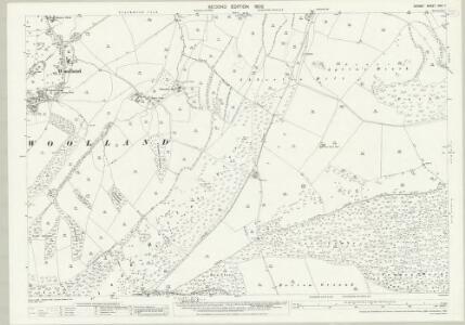 Dorset XXIII.7 (includes: Ibberton; Milton Abbas; Winterborne Houghton; Wooland) - 25 Inch Map