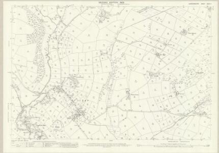Cardiganshire XXXIII.7 (includes: Dihewyd; Lampeter Rural; Llanfihangel Ystrad; Llanwnnen) - 25 Inch Map