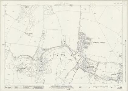 Kent LXXIV.9 (includes: Lympne) - 25 Inch Map