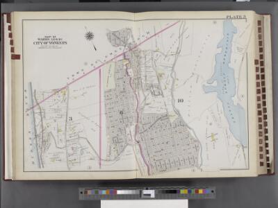 Westchester, V. 2, Double Page Plate No. 5 [Map bounded by Town of Green Hurgh, Grassy Sprain Rd., Sherman Ave., Odell Ave., Hudson River]