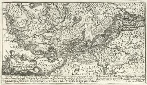Plan der Bataille qui s'est donnée le 25. d'Août 1758 entre l'Armée Impar de Russie et celle du R. de Rrussepräs de Zorndorf dans la Nor. Machr. Brandenb.