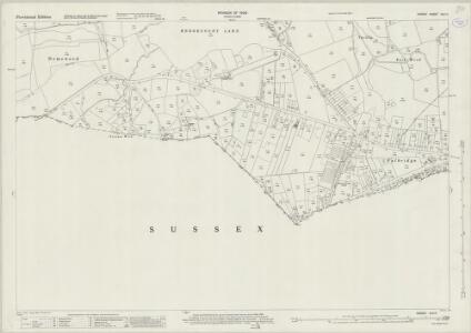 Surrey XLII.11 (includes: East Grinstead; Godstone; Horne; Worth) - 25 Inch Map