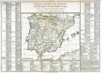 Tableau général des royaumes d'Espagne et de Portugal