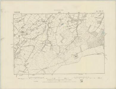Montgomeryshire XLIII.SW - OS Six-Inch Map
