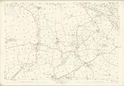 Montgomeryshire V.10 (includes: Llanrhaeadr Ym Mochnant; Minffrwd) - 25 Inch Map