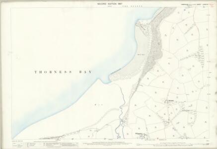 Hampshire and Isle of Wight LXXXIX.8 (includes: Calbourne; Cowes) - 25 Inch Map