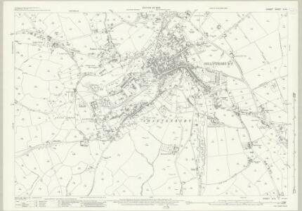 Dorset IV.14 (includes: Cann; Motcombe; Shaftesbury) - 25 Inch Map