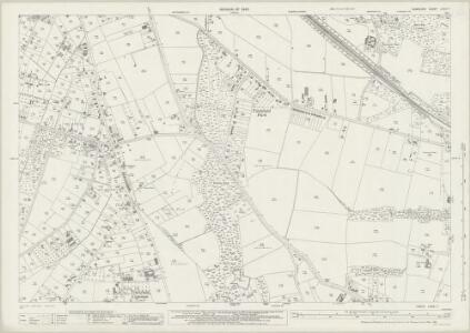 Hampshire and Isle of Wight LXXIV.7 (includes: Curbridge; Fareham) - 25 Inch Map