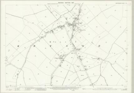 Bedfordshire V.13 (includes: Bolnhurst and Keysoe; Little Staughton) - 25 Inch Map