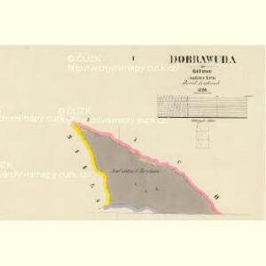 Dobrawuda - c1166-1-001 - Kaiserpflichtexemplar der Landkarten des stabilen Katasters