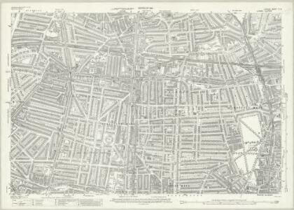 London (1915- Numbered sheets) V.3 (includes: Hackney; Islington; Shoreditch; Stoke Newington) - 25 Inch Map