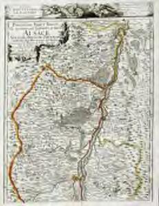 Partie du Haut Rhein, où se trouvent la Haute et Basse Alsace, Suntgow, Brisgow, Ortenaw, et partie des marquisats de Baden, 1
