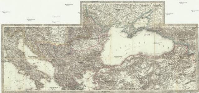 Karte der europäischen Türkey nebst Theilen von Klein Asien, Russland und das Schwarze Meer