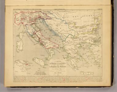 L'Empire Romain d'Orient, Royaume des Lombards 553 a 774.