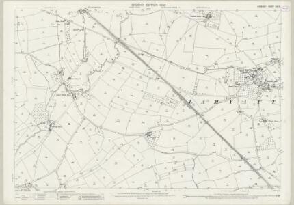 Somerset LIV.13 (includes: Bruton; Ditcheat; East Pennard; Evercreech; Lamyat; Milton Clevedon) - 25 Inch Map