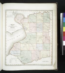 Map of the county of Erie / by David H. Burr; engd. by Rawdon, Clark & Co., Albany, & Rawdon, Wright & Co., New York.; An atlas of the state of New York: containing a map of the state and of the several counties / by David H. Burr.