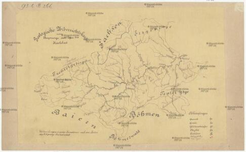 Geologische Uibersichtskarte vom Ursprunge der Eger bis Karslbad