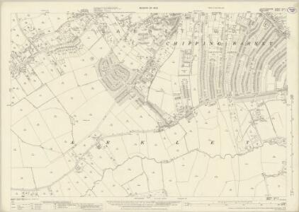 Hertfordshire XLV.7 (includes: Arkley; Chipping Barnet; Rowley; South Mimms; Totteridge) - 25 Inch Map