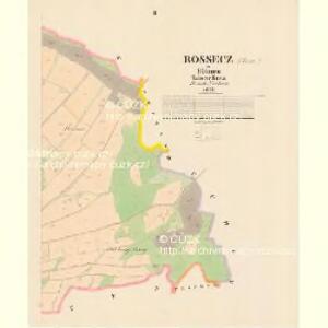 Rossecz - c6534-1-002 - Kaiserpflichtexemplar der Landkarten des stabilen Katasters