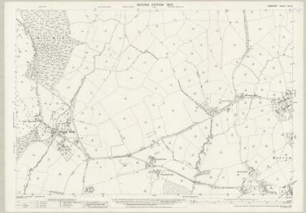 Somerset LXV.8 (includes: Brewham; Bruton; Charlton Musgrove; Shepton Montague) - 25 Inch Map