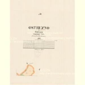 Ostruzno - c5572-1-003 - Kaiserpflichtexemplar der Landkarten des stabilen Katasters