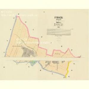 Prode (Prody) - c0515-1-001 - Kaiserpflichtexemplar der Landkarten des stabilen Katasters