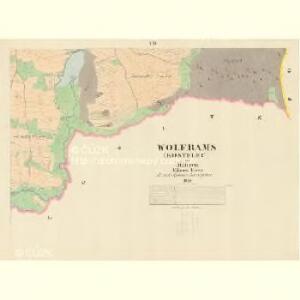 Wolframs (Kostelec) - m1284-1-006 - Kaiserpflichtexemplar der Landkarten des stabilen Katasters