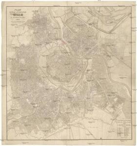 Plan der Haupt u. Residenz-Stadt Wien mit sämmtlichen Vorstädten