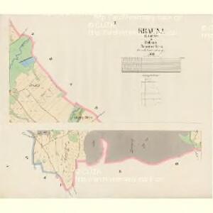 Krauna - c3573-1-002 - Kaiserpflichtexemplar der Landkarten des stabilen Katasters