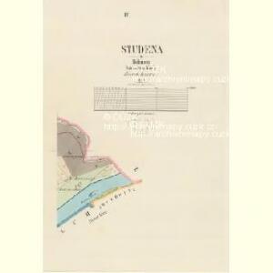 Studena - c7501-1-003 - Kaiserpflichtexemplar der Landkarten des stabilen Katasters