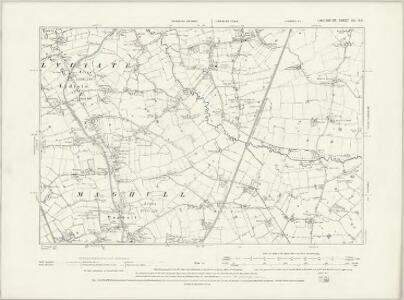 Lancashire XCI.SW - OS Six-Inch Map