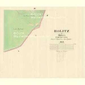 Holitz - m0754-1-009 - Kaiserpflichtexemplar der Landkarten des stabilen Katasters