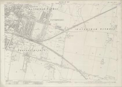 Kent XXXIV.10 (includes: Faversham; Faversham Without) - 25 Inch Map