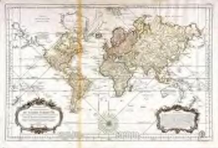 Carte reduite des parties connues du globe terrestre